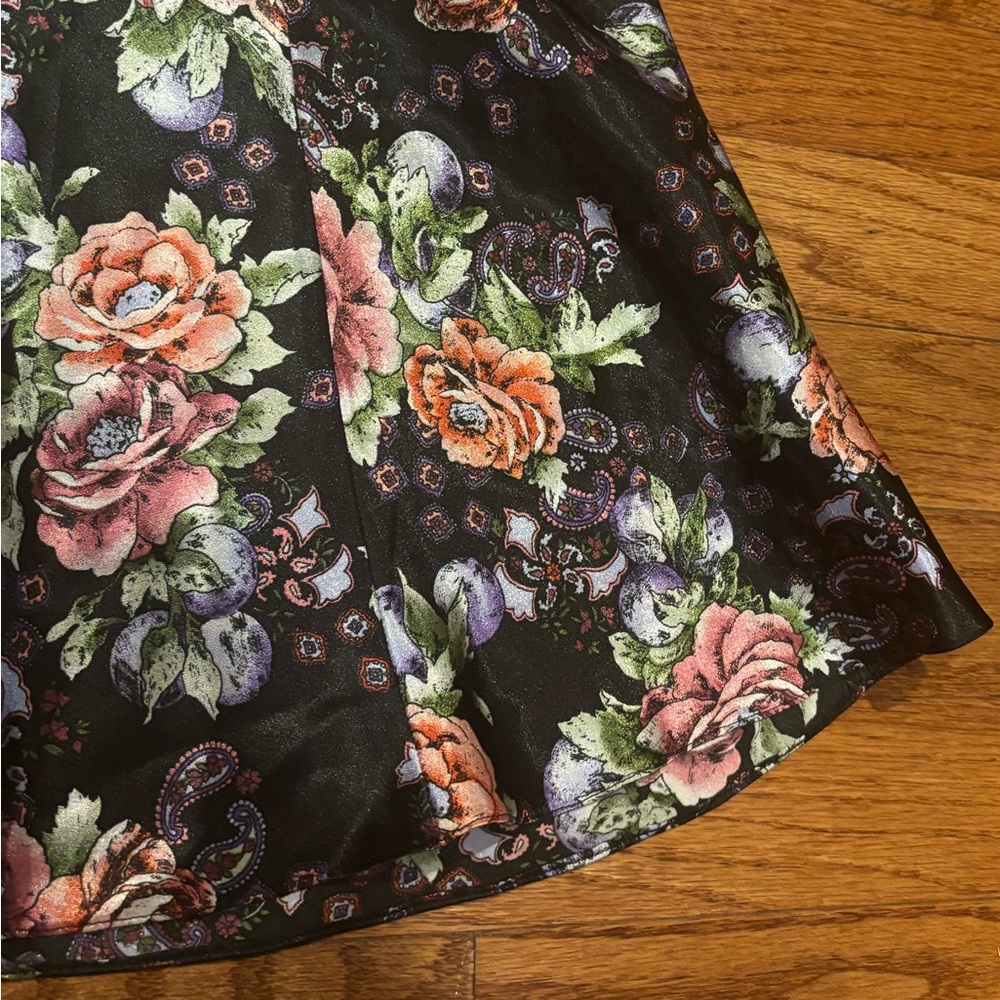 Vintage whimsigoth Victorias Secret satin floral slip dress Gold Label Medium - Picture 12 of 16